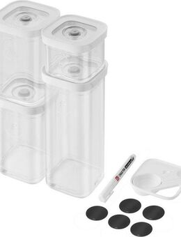 Zwilling Vakuumbehälter CUBE, Kunststoff, (Set, 6-tlg), modulare, stapelbare Aufbewahrungsboxen