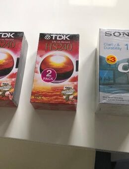 VC 3 Stück Sony 180 Minuten plus 4 x 240 TDK Casetten NEU / originalverpackt - Hamburg