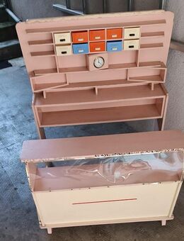 KINDER - KAUFLADEN aus HOLZ mit SCHUBLADEN guter ZUSTAND - Größe ca. 1mtr X 1mtr X 1mtr ... - Oberderdingen