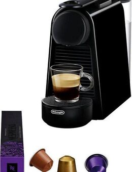 NESPRESSO Kapselmaschine Essenza Mini EN85.B von DeLonghi, Black, inkl. Willkommenspaket mit 7 Kapseln