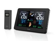 Hama Wetterstation Funk mit Außensensor Wettervorhersage USB-Ladefunktion Wetterstation