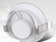 B.K.Licht LED Einbauleuchte 5er Set LED Bad Einbaustrahler, IP65 geschützt, flache LED Einbauspots, LED fest integriert, Neutralweiß, 4.000K, 350Lm, 3W, Kunststoff, 8,6 x 3 cm, Weiß