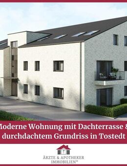 Moderne Wohnung mit Dachterrasse & durchdachtem Grundriss in Tostedt - Tostedt