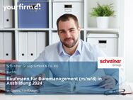 Kaufmann für Büromanagement (m/w/d) in Ausbildung 2024 - Oberschleißheim