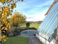 Modernes Architektenhaus mit unverbautem Blick auf den Moritzberg - Leinburg