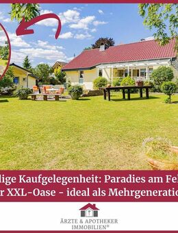 Ihr Urlaub für Zuhause: Leben im Paradies mit grüner XXL-Terrasse! - Fuldatal