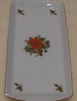 Stollenplatte Porzellan Mitterteich Bavaria Germany weihnachtlich - Hamburg