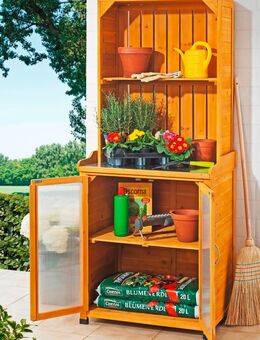 Gartenschrank mit Regalen Kiefer - Rietberg