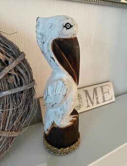 HOLZFIGUR PELIKAN - Hagen (Teutoburger Wald)