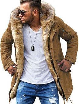 behype Parka BHTYLER mit abnehmbarem Kunstfell