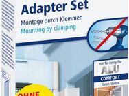 tesa Insektenschutz-Tür Insect Stop Falt Adapter für ALU Comfort Fliegengitter - Adapter-Set, (Packung, 3-St., Adapter für Alu Comfort Türen), zur Montage von Insektenschutz an Balkontür / Terrassentür