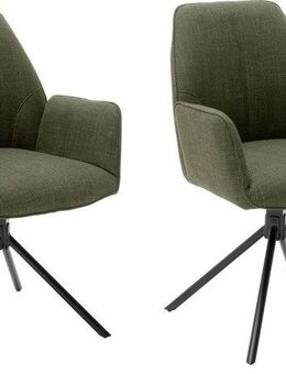 MCA furniture 4-Fußstuhl Pemba (Set, 2 St), 2er-Set, 180°drehabr mit Nivellierung, Stuhl belastbar bis 120 kg