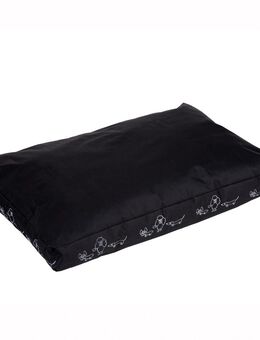 Hundekissen Silhouette schwarz - Größe M: L 90 x B 60 x H 8 cm
