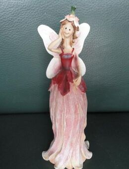 ELFE (Dekofigur) mit Blütendekor rosa/weiß, 19 cm - Köln