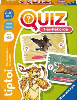 Ravensburger Spiel tiptoi® Quiz Tier-Rekorde, Made in Europe