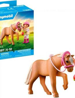 Playmobil® Mädchen mit Pony (71887), Duo Pack Konstruktions-Spielset, (6 St), Made in Europe