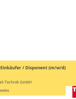 Operativer Einkäufer / Disponent (m/w/d) - Krauchenwies