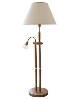 LED Stehlampe, LED wechselbar, Neutralweiß, mit Leseleuchte