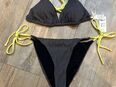 Schwarz grauer Bikini Größe L in 06774