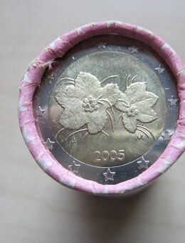 Finnland 2 €uro 2005 -Moltebeere- aus der Rolle- bankfrisch - - Mahlberg