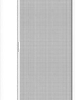 Insektenschutzrollo für Balkon- und Terrassentüren, Fliegengitter mit Alu Rahmen, SCHELLENBERG, mit Bohren, verschraubt, zum Aufschieben oder Zuziehen, 160 x 225 cm in anthrazit und weiß