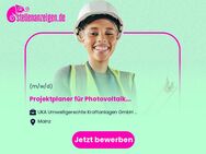 Projektplaner für Photovoltaik (m/w/d) - Mainz