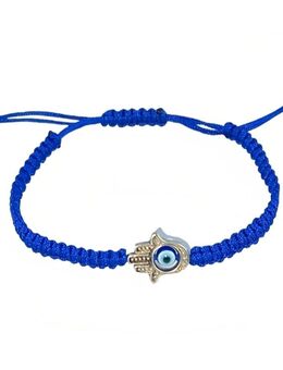 Blaues Armband Fatimas Hamsa Hand mit Nazar Boncuk Auge Blick Armschmuck Schmuck 7,90* - Villingen-Schwenningen