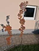 Aufwendiger Gartenstecker "Blütentraum" Edelrost in 87647