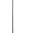 B.K.Licht Stehlampe BKL1419 Stehleuchte Vintage, mit Fußtaster, Lampenschirm aus Stoff, ohne Leuchtmittel, max. 40 Watt, Wohnzimmerlampe, Industrial, 25x145 cm, Schwarz-Gold