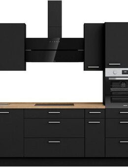 nobilia® Küchenzeile "Touch II", vormontiert, Ausrichtung wählbar, Breite 360 cm, wahlw. mit E-Geräten