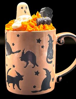 Duftkerze „Halloween Mug“ apricot ❤️24,99€❤️ - Weimar