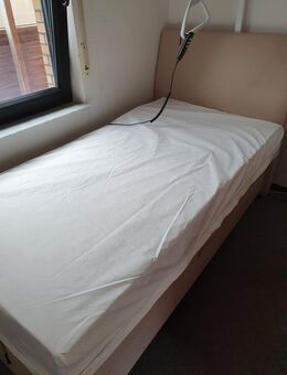 Seniorenbett elektr. verstellbar mit Bettaufrichter (Galgen), 100 x 200 - Rheinberg
