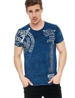 Rusty Neal T-Shirt mit eindrucksvollem Print