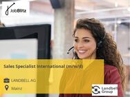 Sales Specialist International (m/w/d) - Mainz