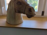 Schöner Pferdekopf aus Teakholz - Rehna