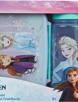 Scooli Lunchbox Frozen, Kunststoff, (Set, 2-tlg), mit Trinkflasche