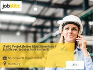 (Teil-) Projektleiter Maschinenbau / Schiffsbetriebstechnik (m/w/d) - Hamburg