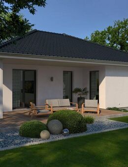Winkelbungalow 108 massiv gebaut, Preis inkl. Grundstück - Hauptstuhl