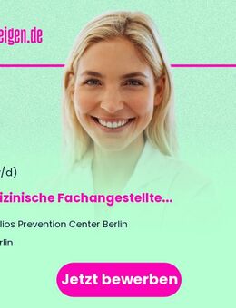 Medizinische Fachangestellte (m/w/d) - Berlin