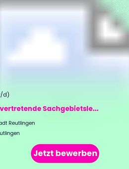 Stellvertretende Sachgebietsleitung (m/w/d) Stadtkämmerei - Reutlingen
