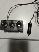 12V Zigarettenanzünderkabel-Verteiler x3 mit kurzen und langen Kabel in 83022