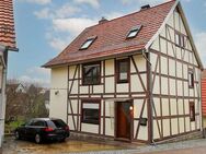 Renoviertes Fachwerkhaus mit Nebengebäude und Garten - Sonnenstein
