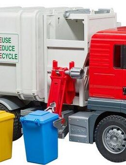 Bruder® Spielzeug-Müllwagen MAN TGS Seitenlader Müll-LKW (03761), Made in Europe