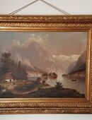 Ölgemälde Antik Hintersee Reiteralpe Königssee Bad Reichenhall Alpen Impressionismus in 90459