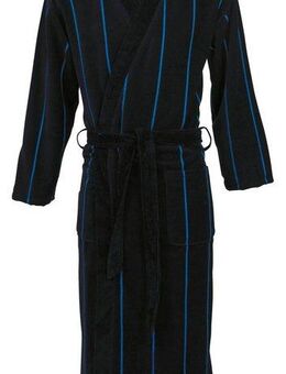 Carl Ross Herrenbademantel 530100, Langform, Velours, Kimono-Kragen, Gürtel, Langform