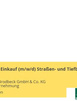 Teamleiter Einkauf (m/w/d) Straßen- und Tiefbau - Metzingen