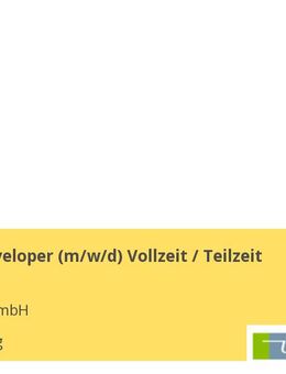 Python-Developer (w/m/d) Vollzeit / Teilzeit - Hamburg