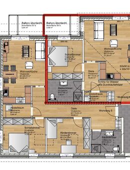Großzügige 2-Zimmer Wohnung mit Balkon und Abstellr., bezugsfertig ab 09/2026 - Sehnde