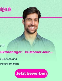 Produktmanager - Customer Journey Lending (w/m/d) - Frankfurt (Main)