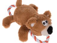 Hundespielzeug Bär mit Tau - 1 Stück